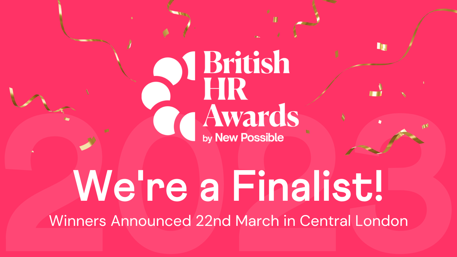 We’re a Finalist in “Recruitment Partner of the Year” at the British HR Awards 2023